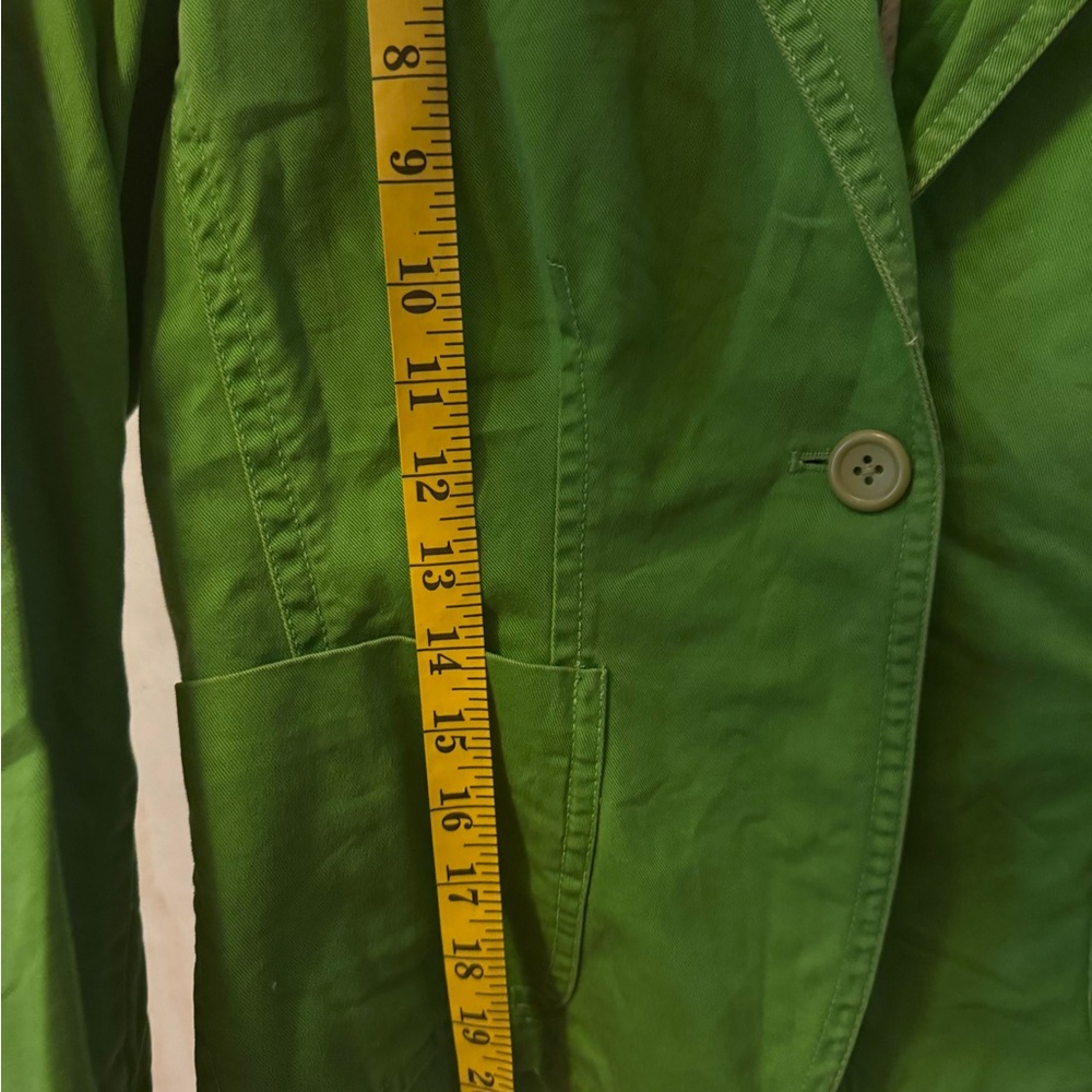 J. Crew Green Blazer with Structured Shoulders - Picture 4 of 4